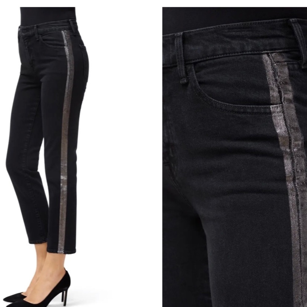J Brand Ruby High Rise Crop Cigarette Jeans - Picture 3 of 4